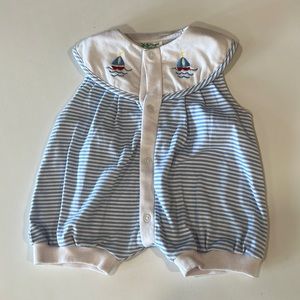 Tiny Tots - 6-9 month, sailor romper‎